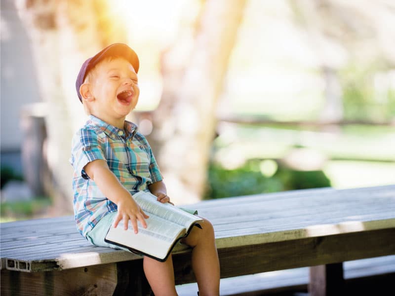 child reading